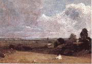 John Constable Dedham seen from Langham oil